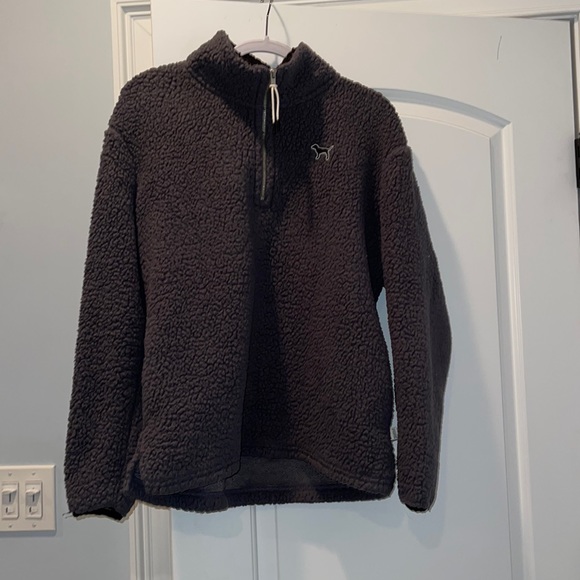 PINK Victorias Secret sherpa pullover - Picture 1 of 3